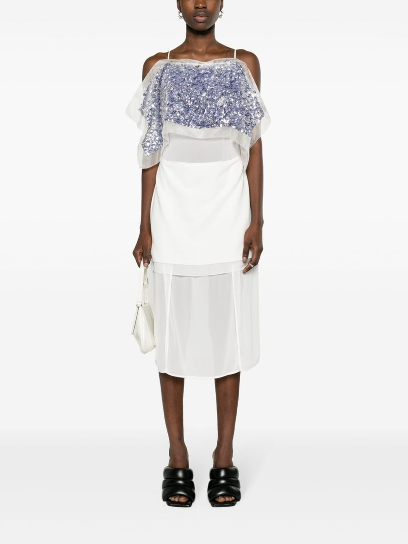 Proenza Schouler Zaha layered midi dress outlook
