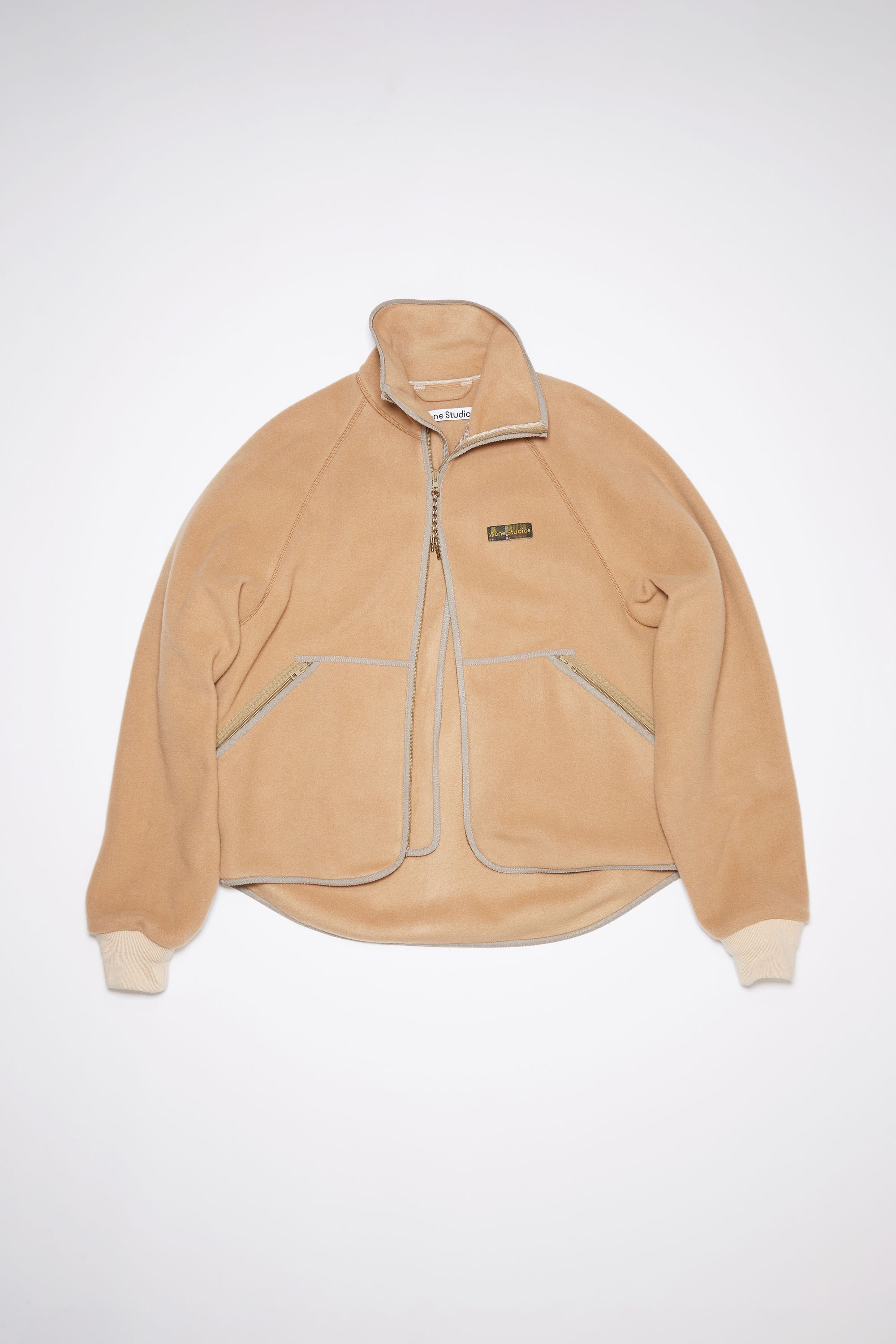 Polar fleece jacket - Camel brown - 1