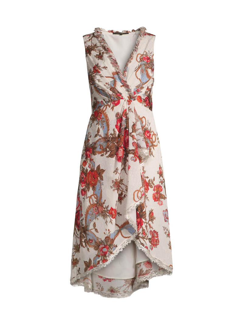 Women's Carine Floral-Print Midi-Dress - Ivory Multi 1