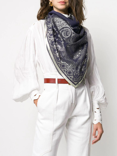 Etro paisley print scarf outlook