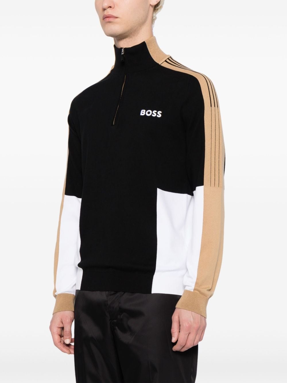 Zolkar colour-block sweatshirt - 3