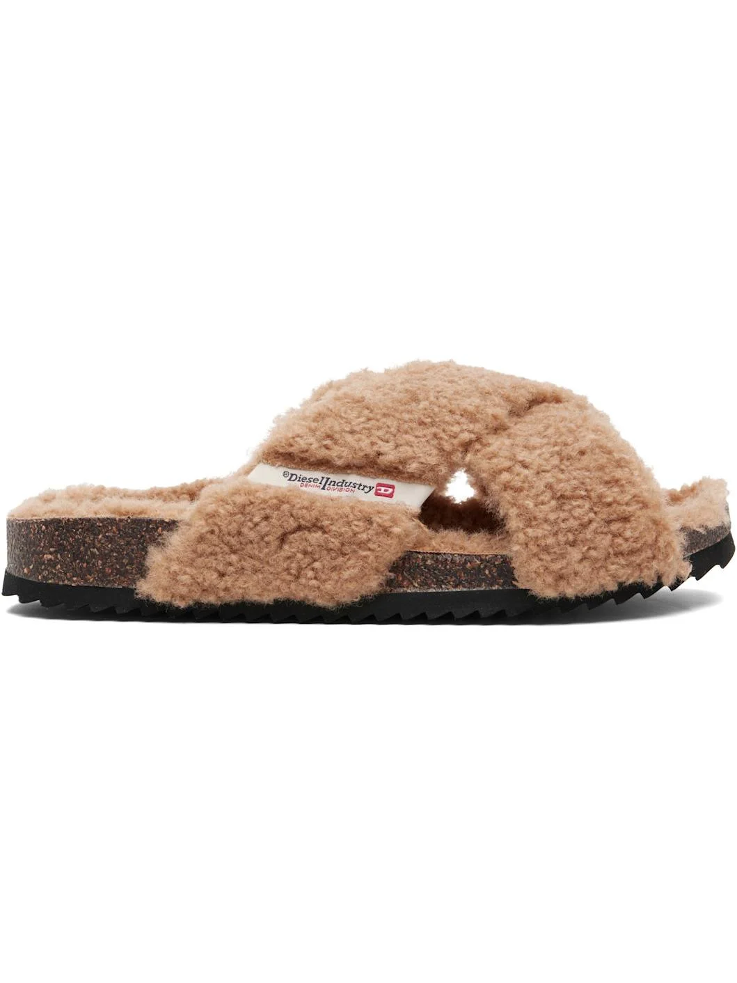 Brown D-Woodstock Cross Sandals - 1
