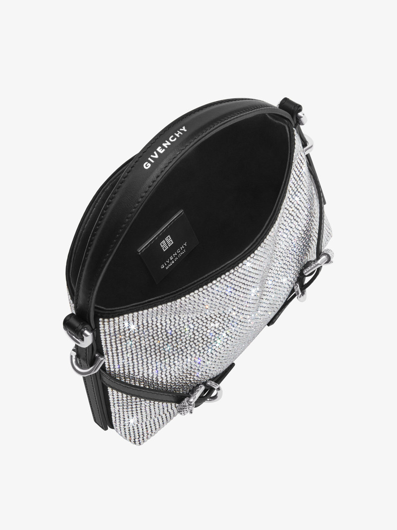 NANO VOYOU BAG IN SATIN WITH STRASS 5