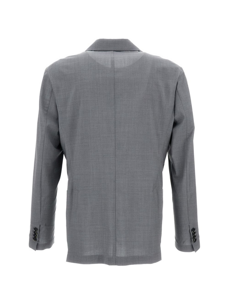 BARENA patch-pocket single-breasted blazer outlook