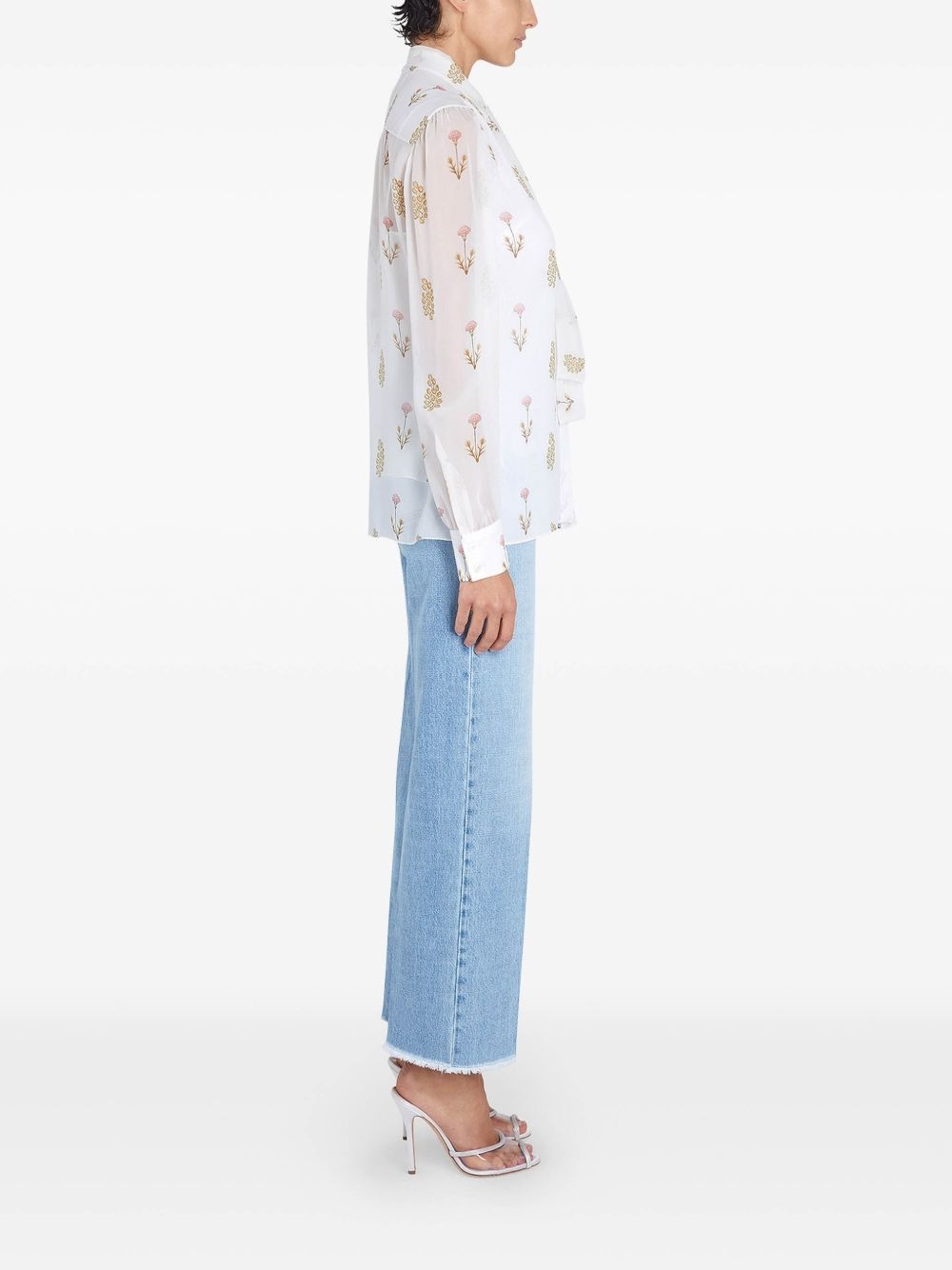 silk blouse - 3