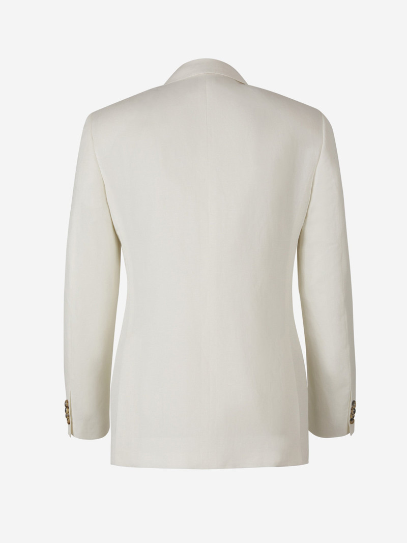 Canali LINEN AND SILK BLAZER outlook