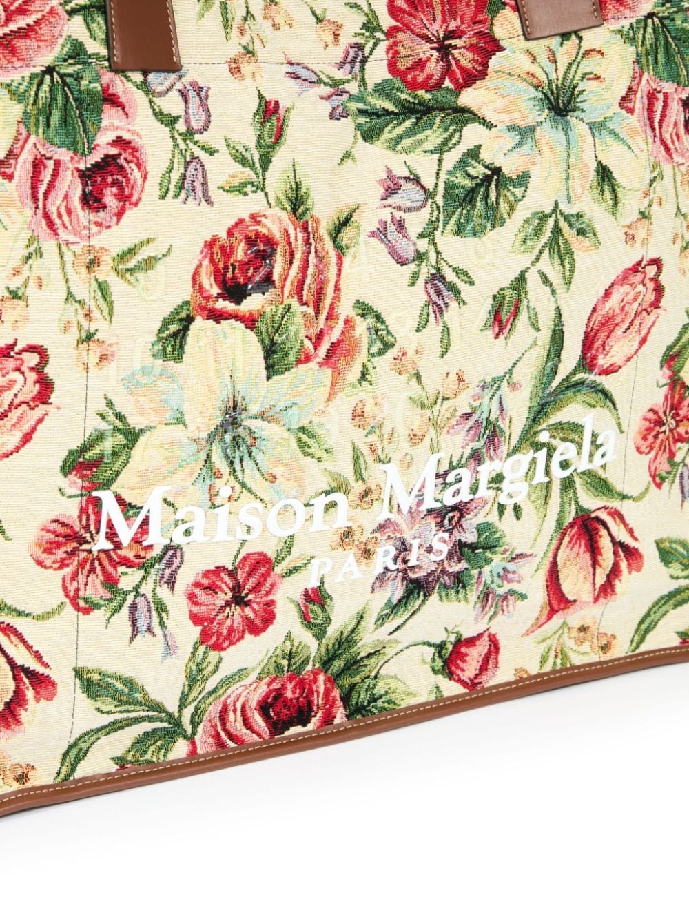 large floral-print tote bag - 4
