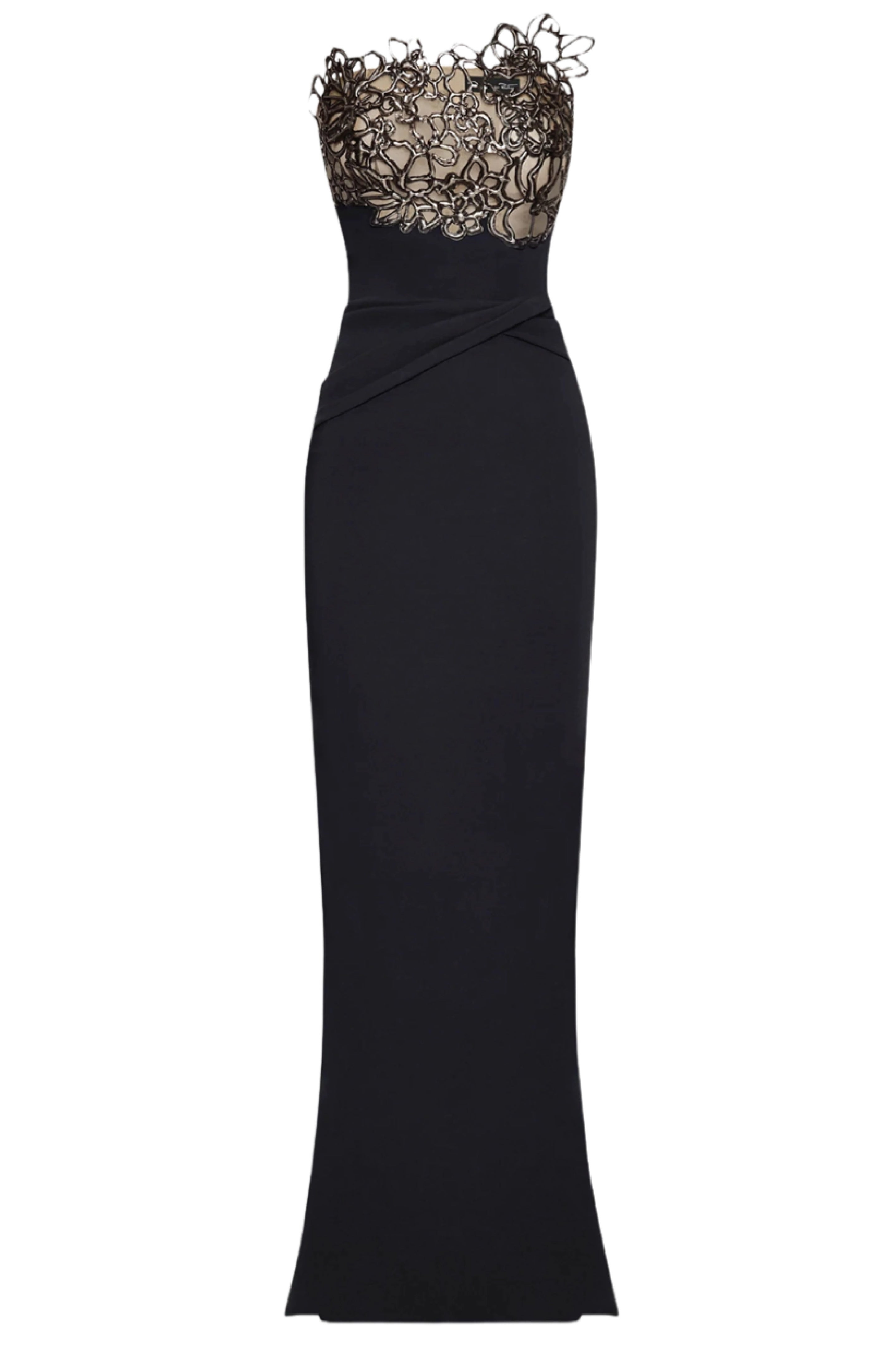 RUBBER LACE CADY GOWN - 1