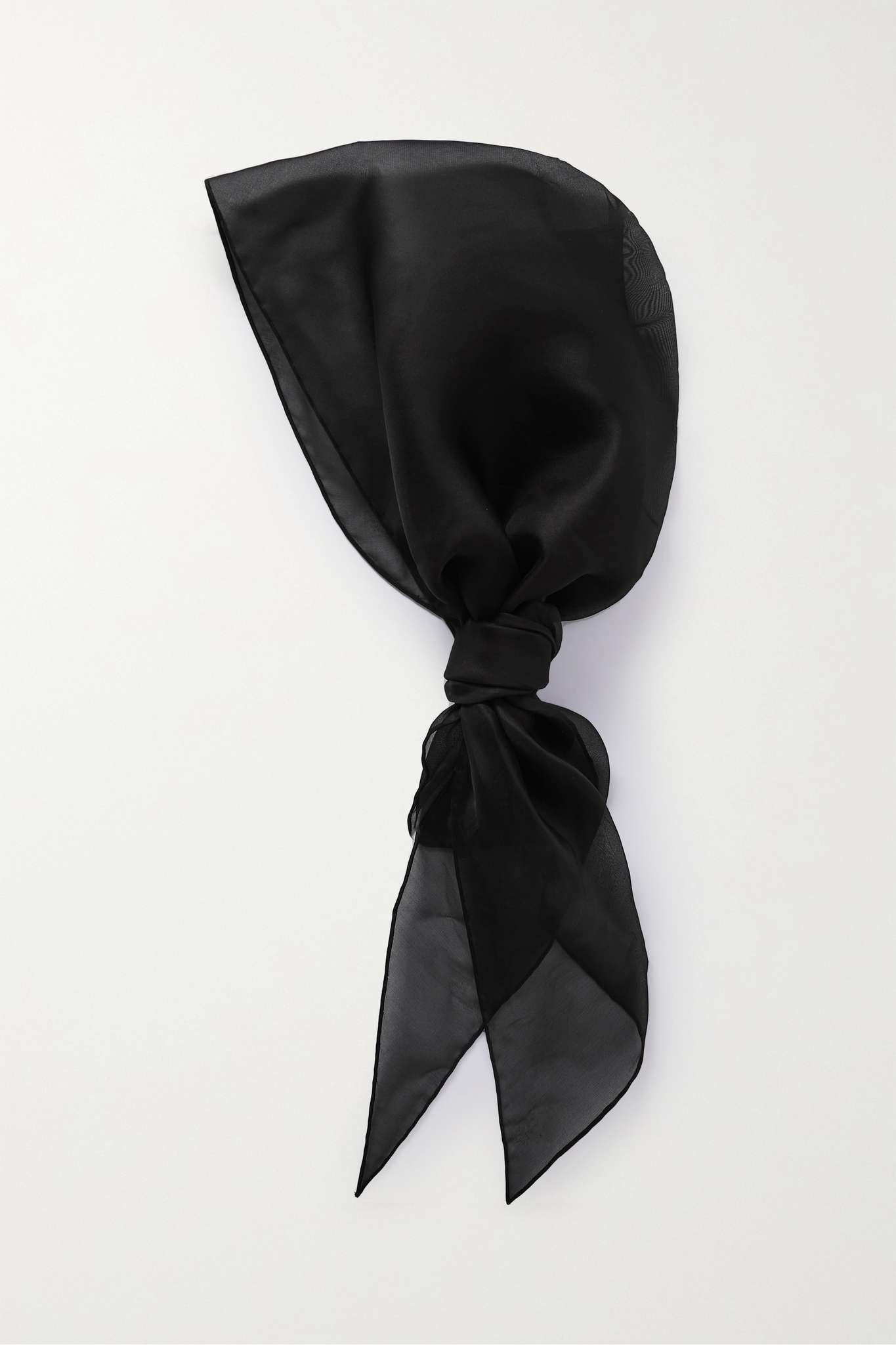 Milette silk-organza head scarf - 1