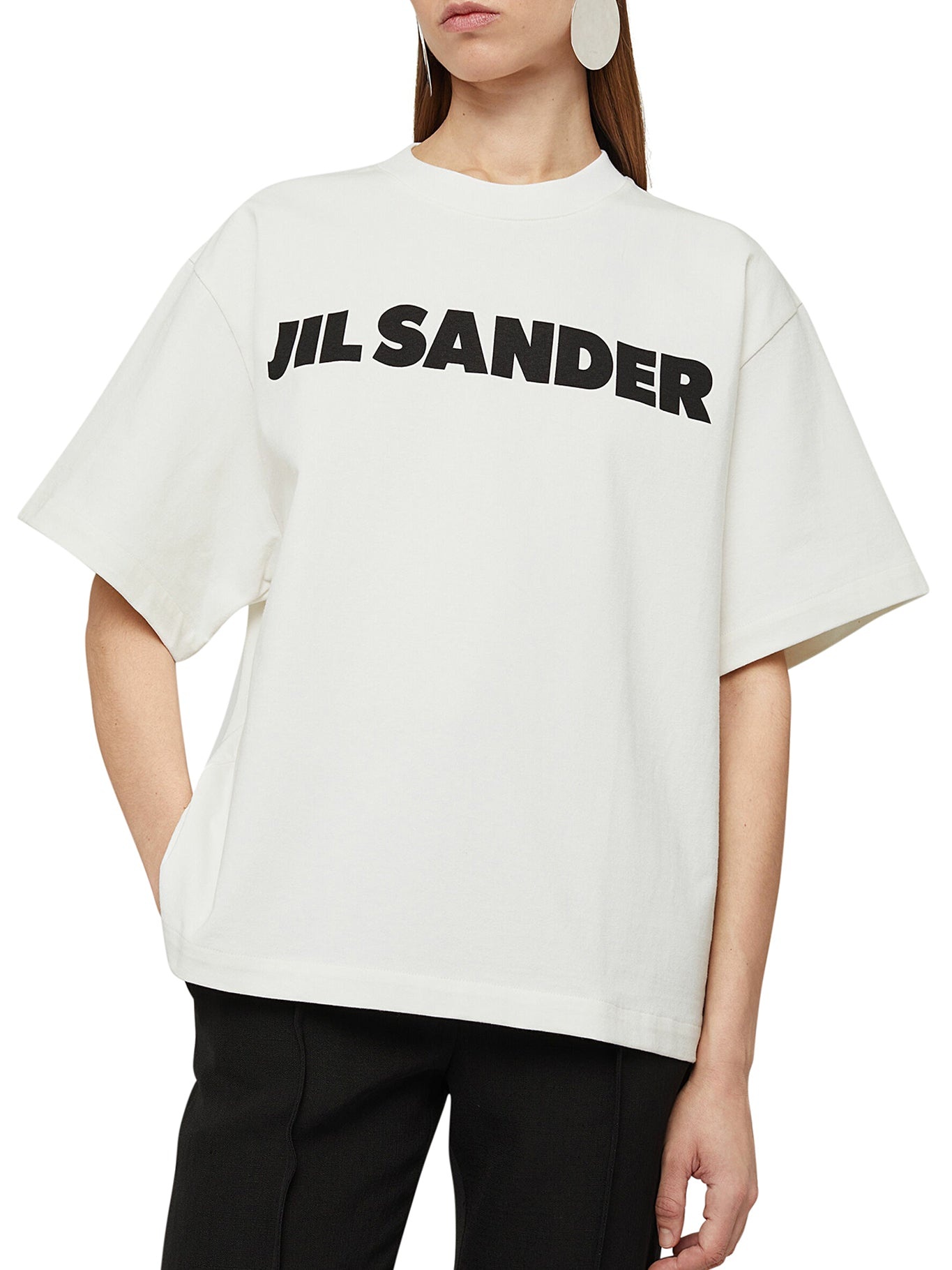 COTTON T-SHIRT WITH CONTRASTING LOGO - 5