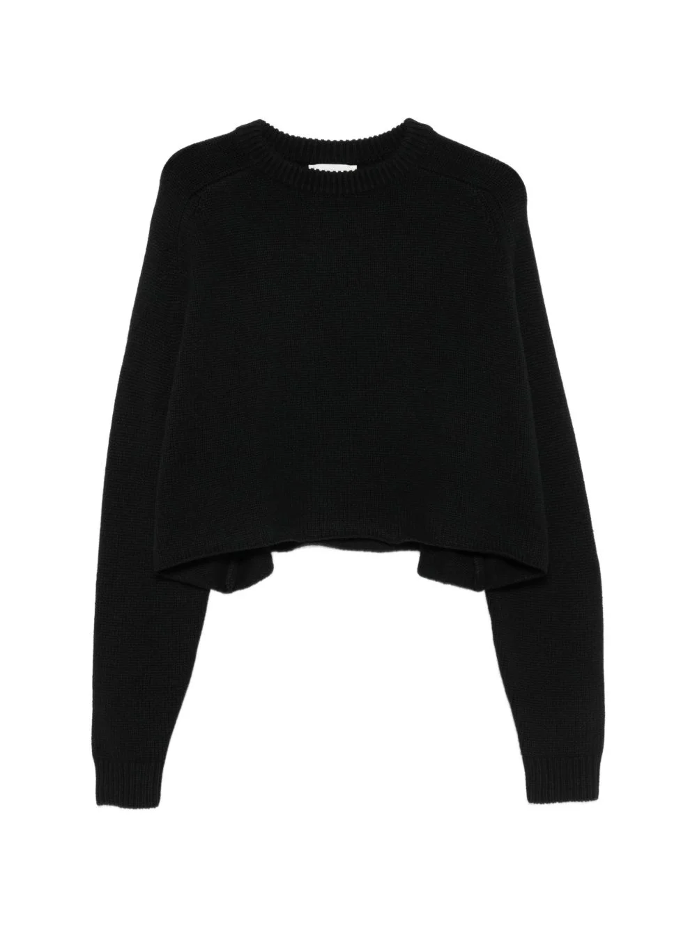 Karine cropped waffle-knit jumper - 1