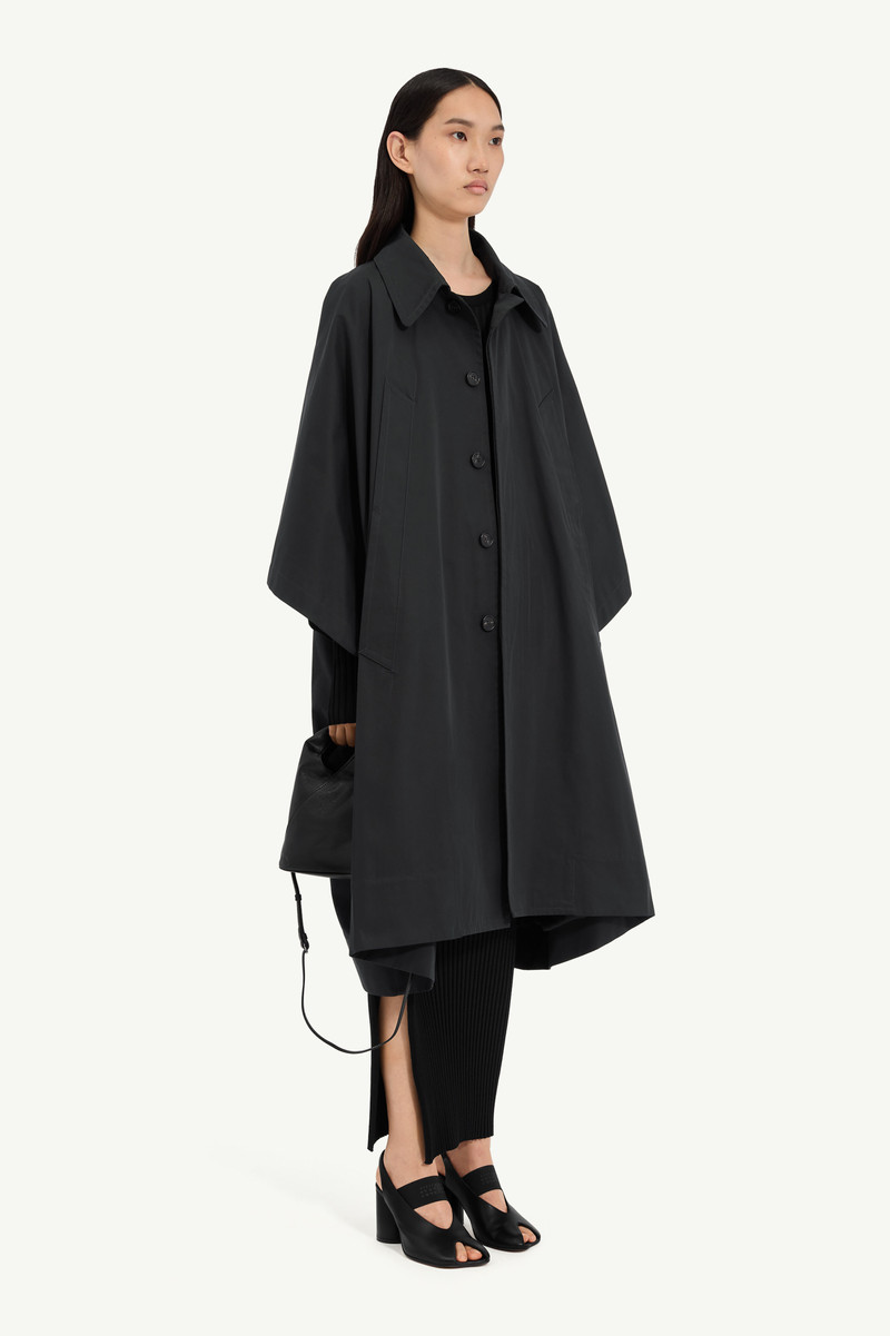 MM6 Maison Margiela Water-repellent cotton gabardine coat outlook