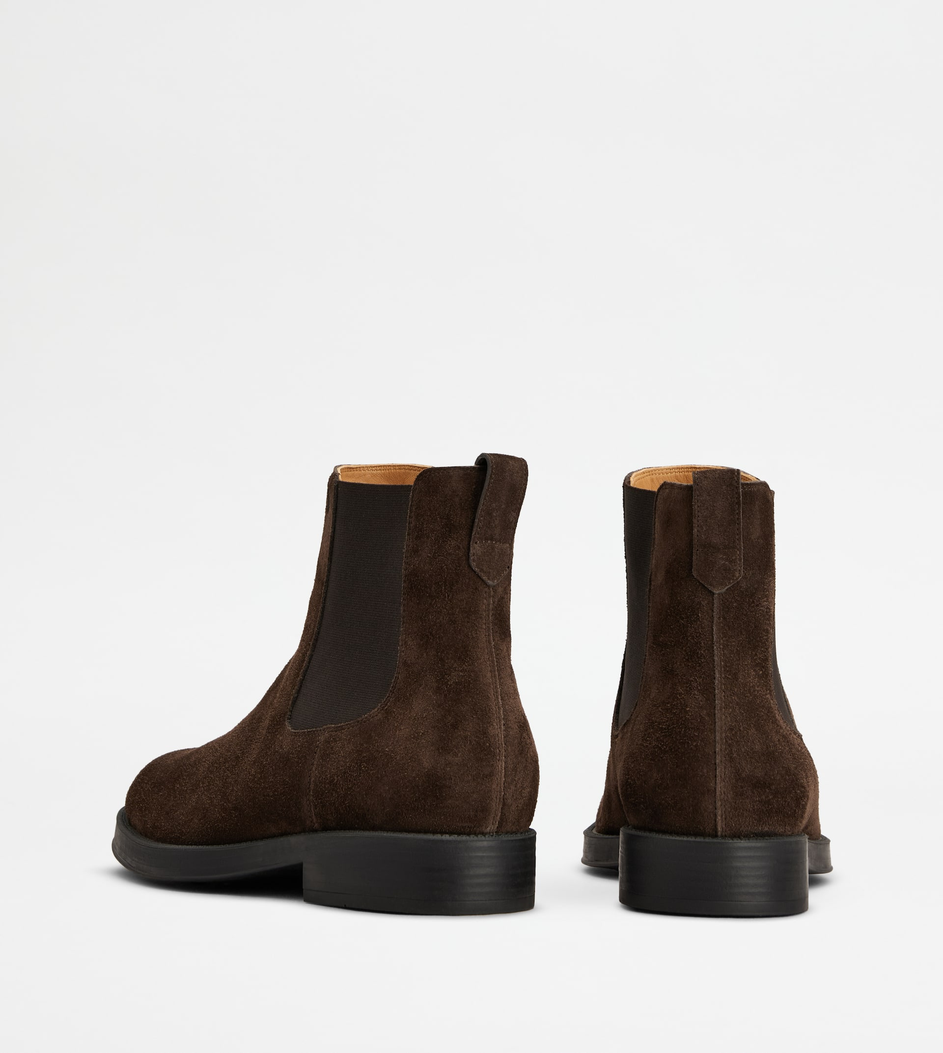 CHELSEA ANKLE BOOTS IN LEATHER - BROWN - 3