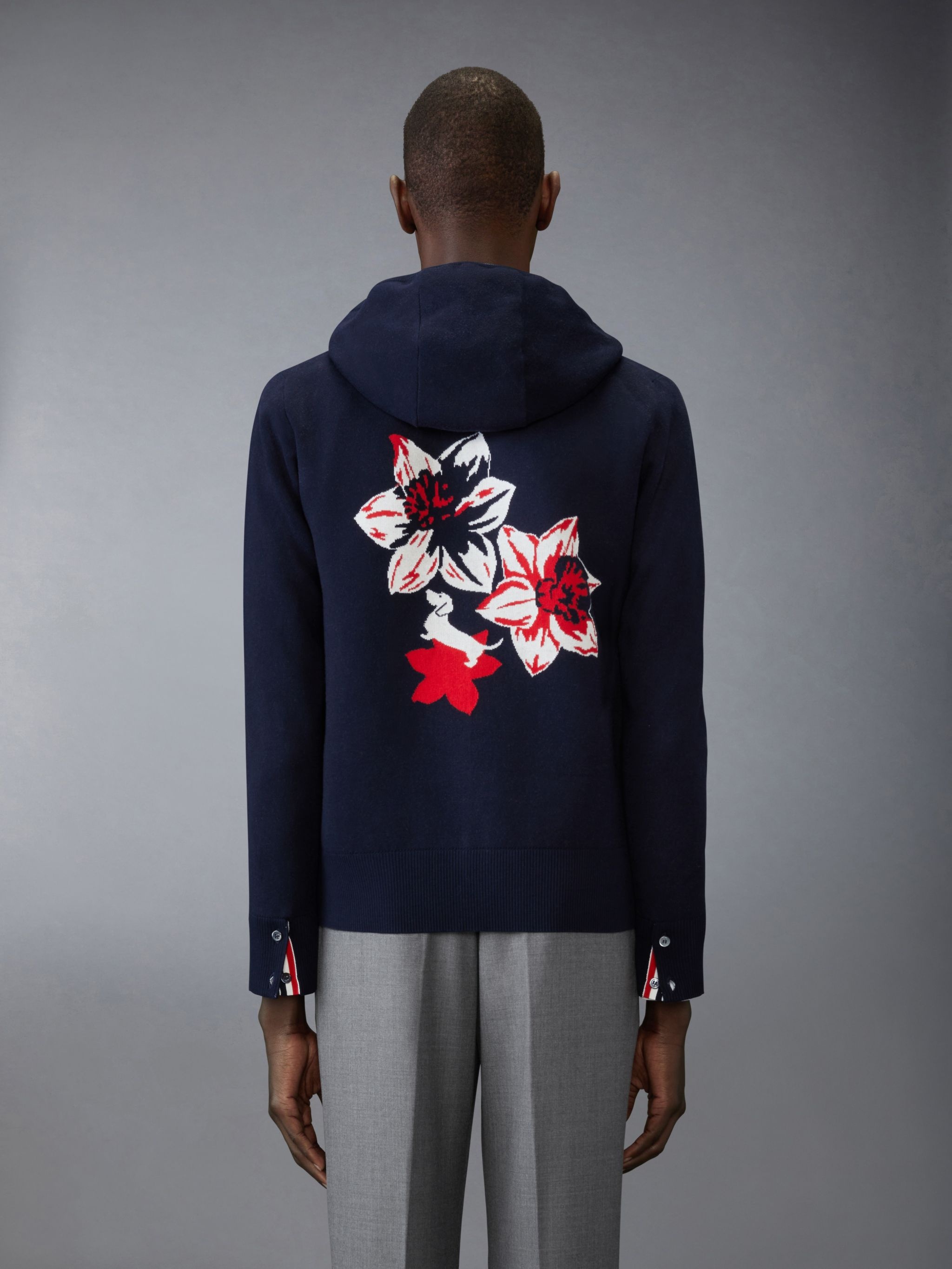 COTTON FLORAL HECTOR HOODIE - 3