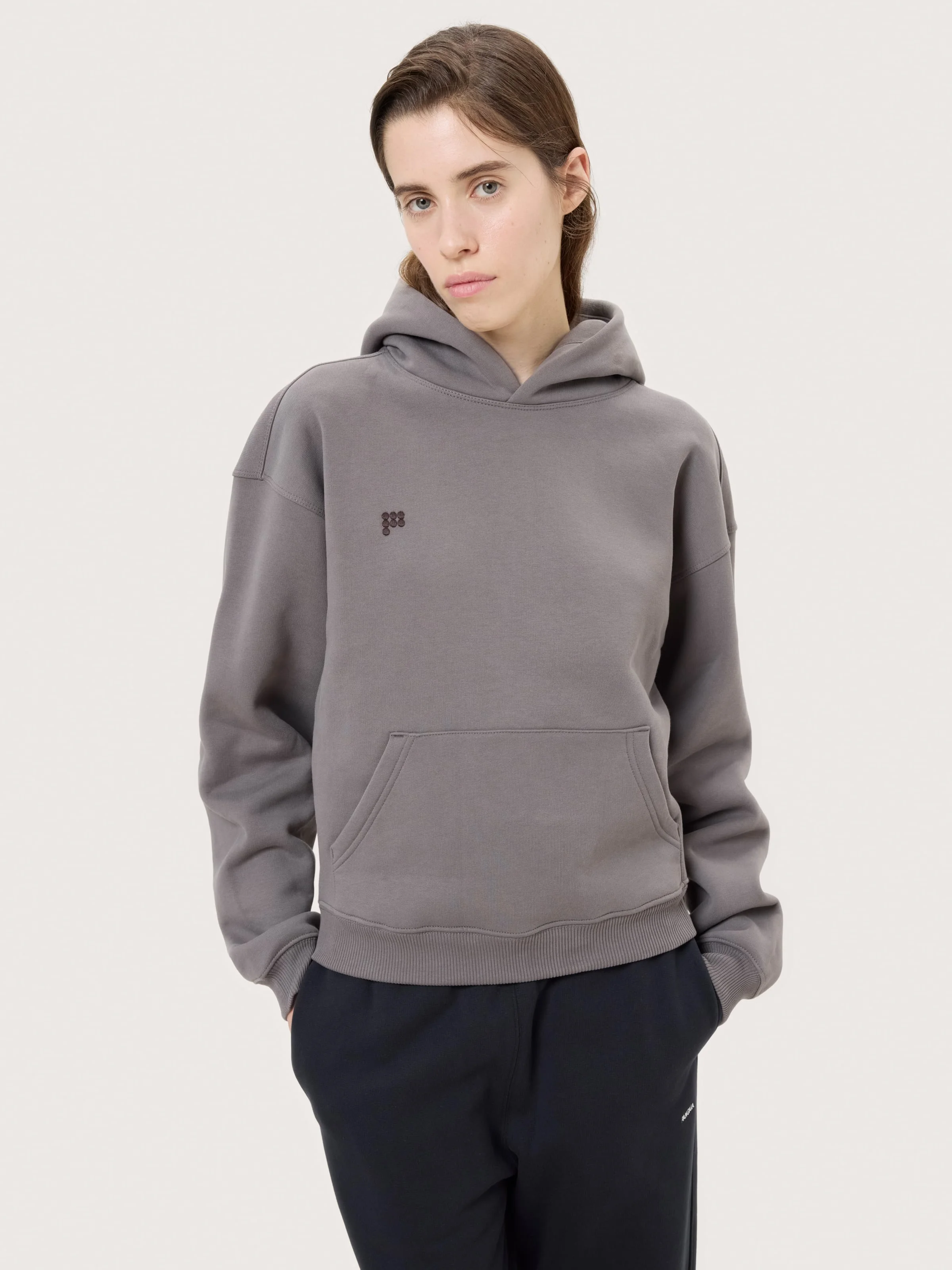 Womens Heavyweight Hoodie - Slate Escape - 1
