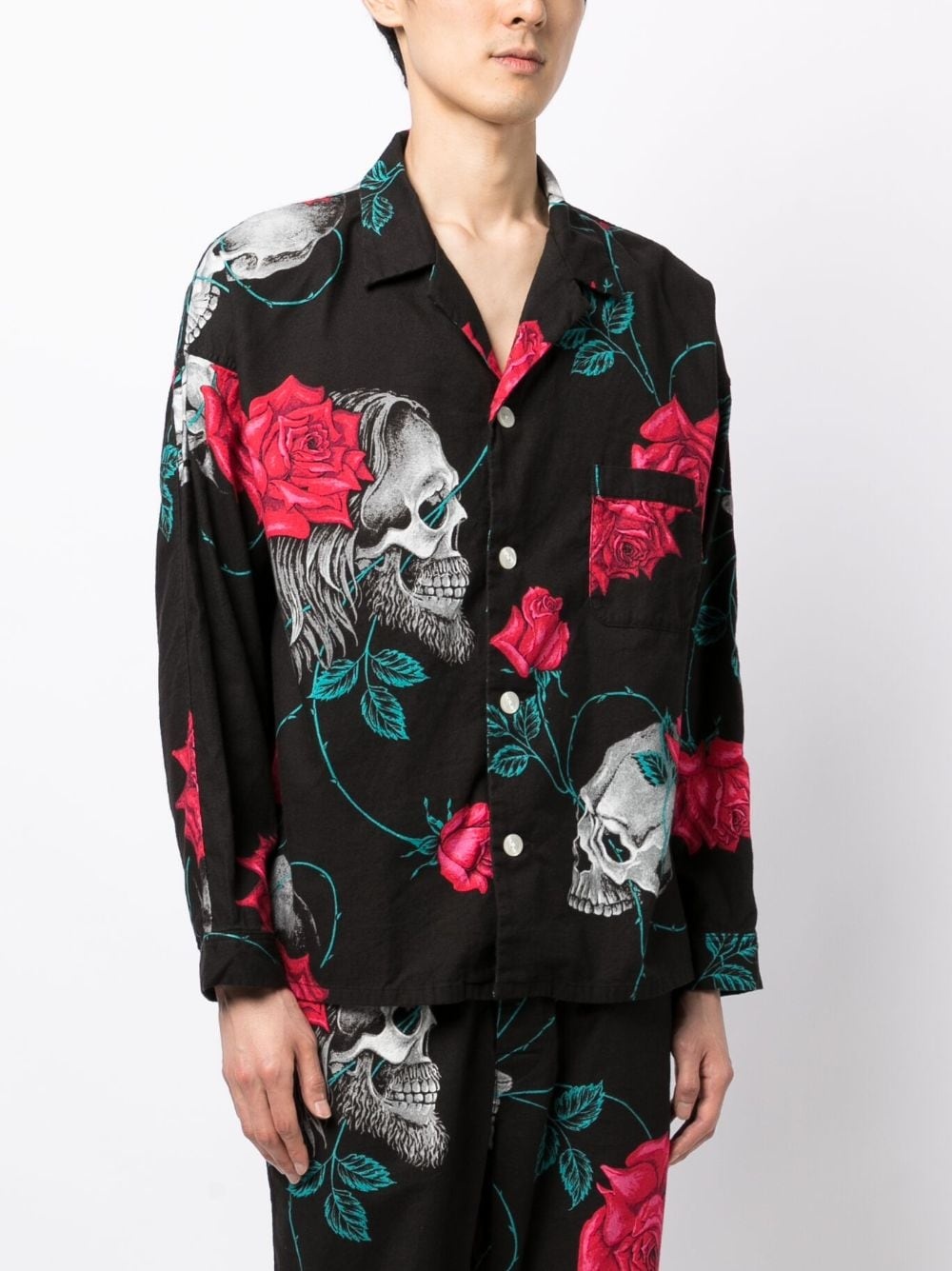 Wildside skull-print cotton shirt - 3