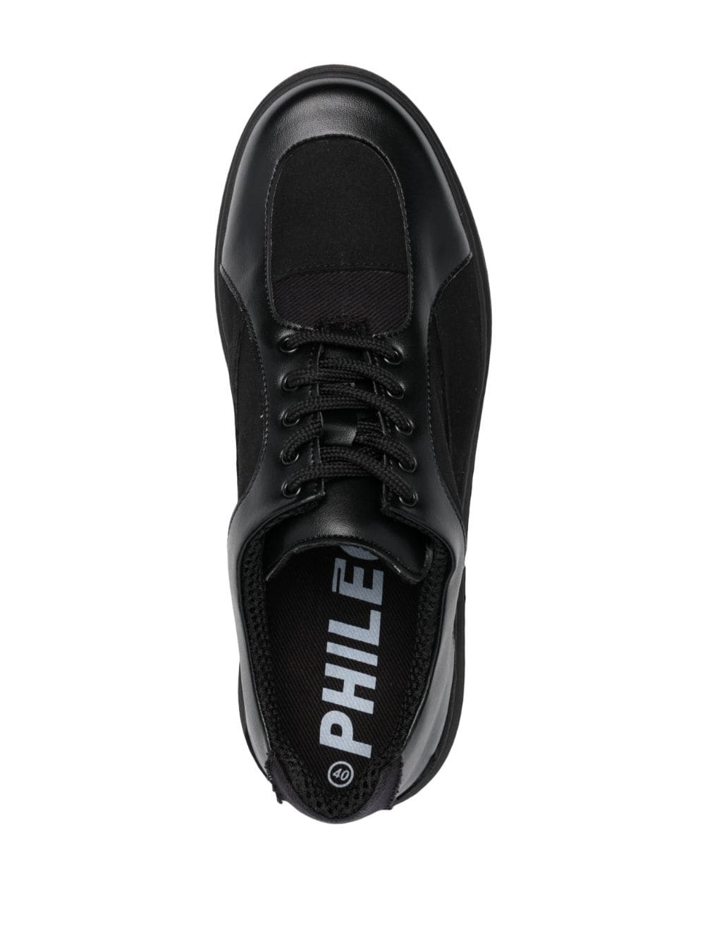 logo-patch low-top sneakers - 4