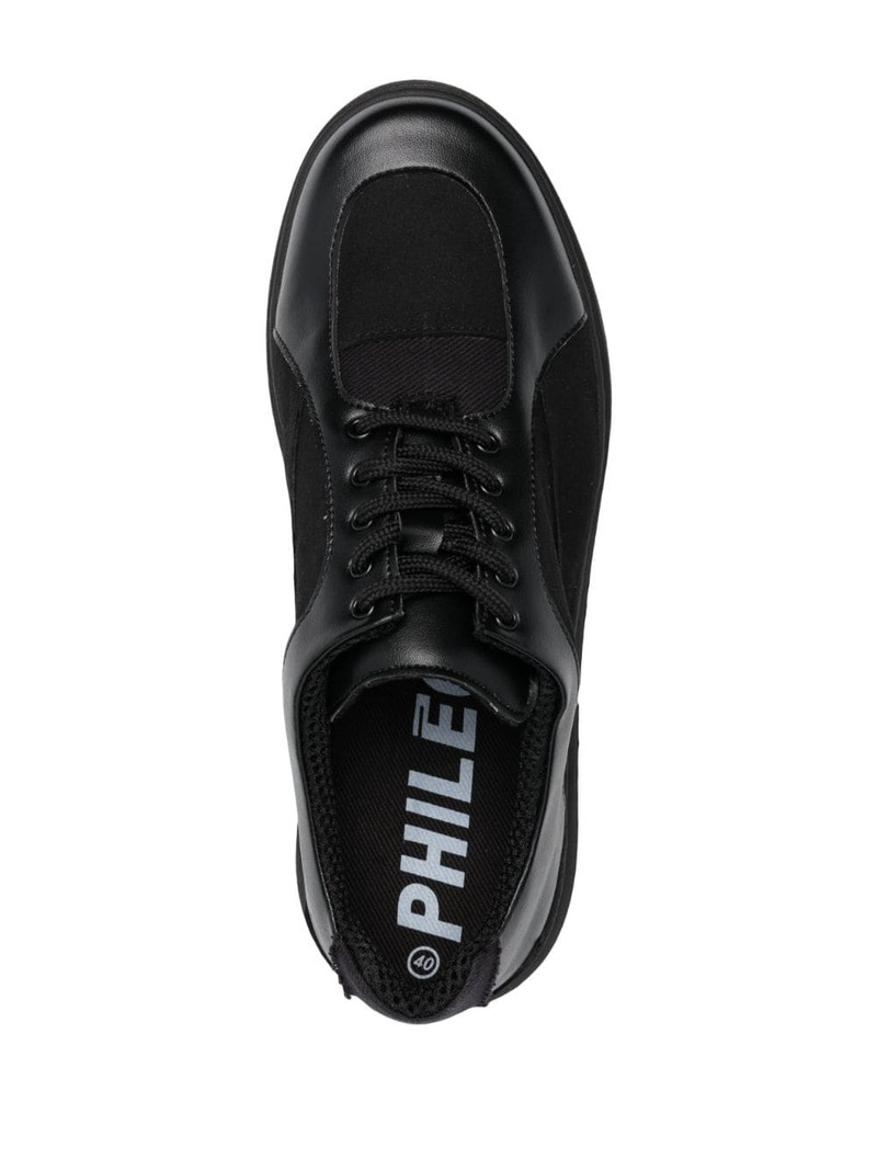 logo-patch low-top sneakers 4