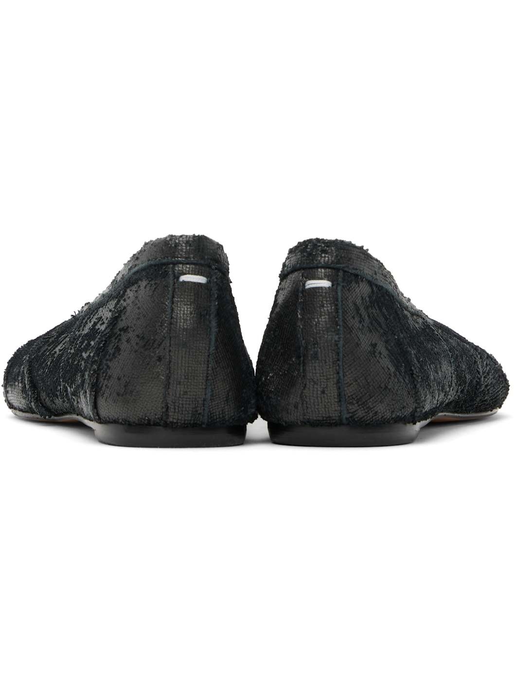 Black Tabi New Ballerina Flats - 2