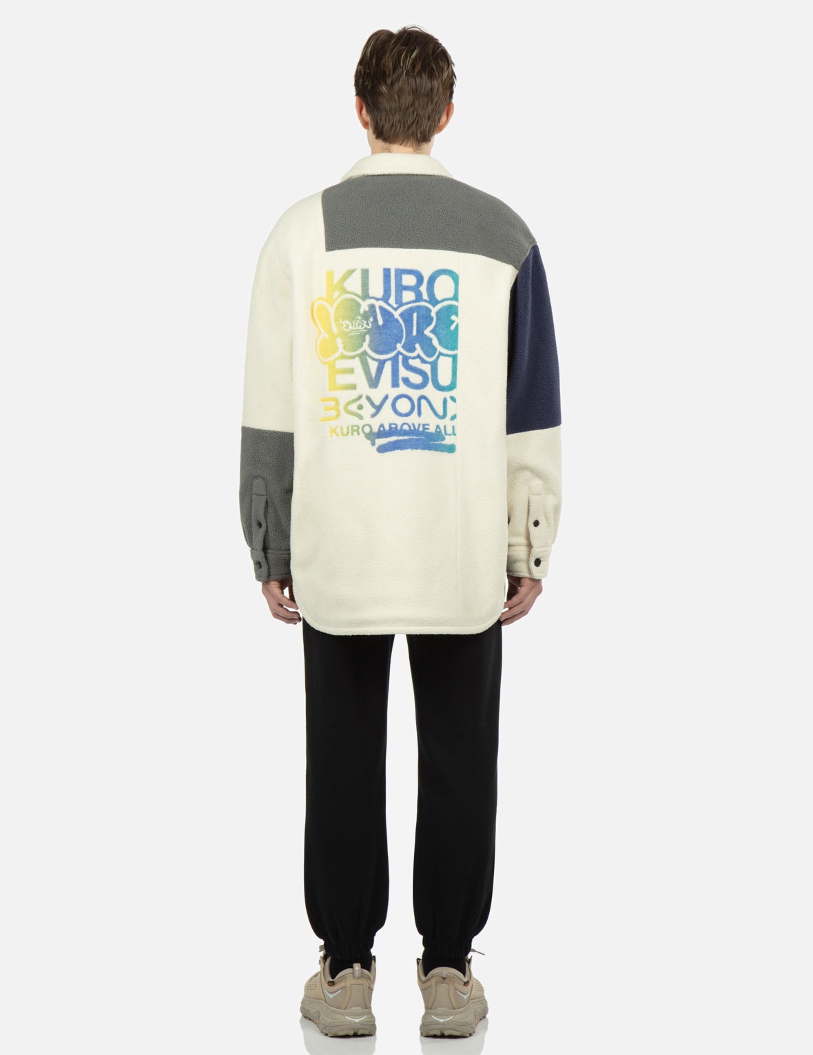 Colorblock Fleece Shirt Jacket - 6