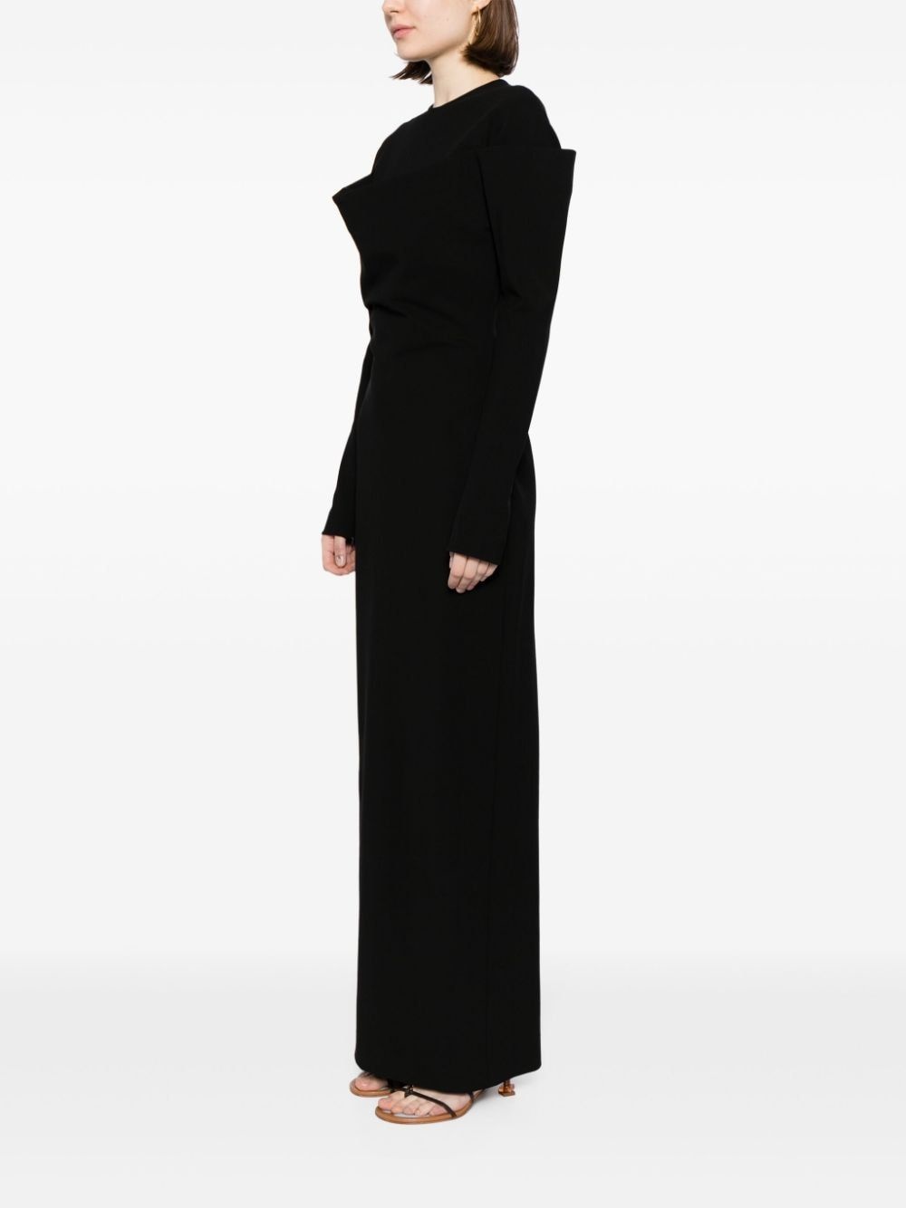 Sabre cold-shoulder dress - 3