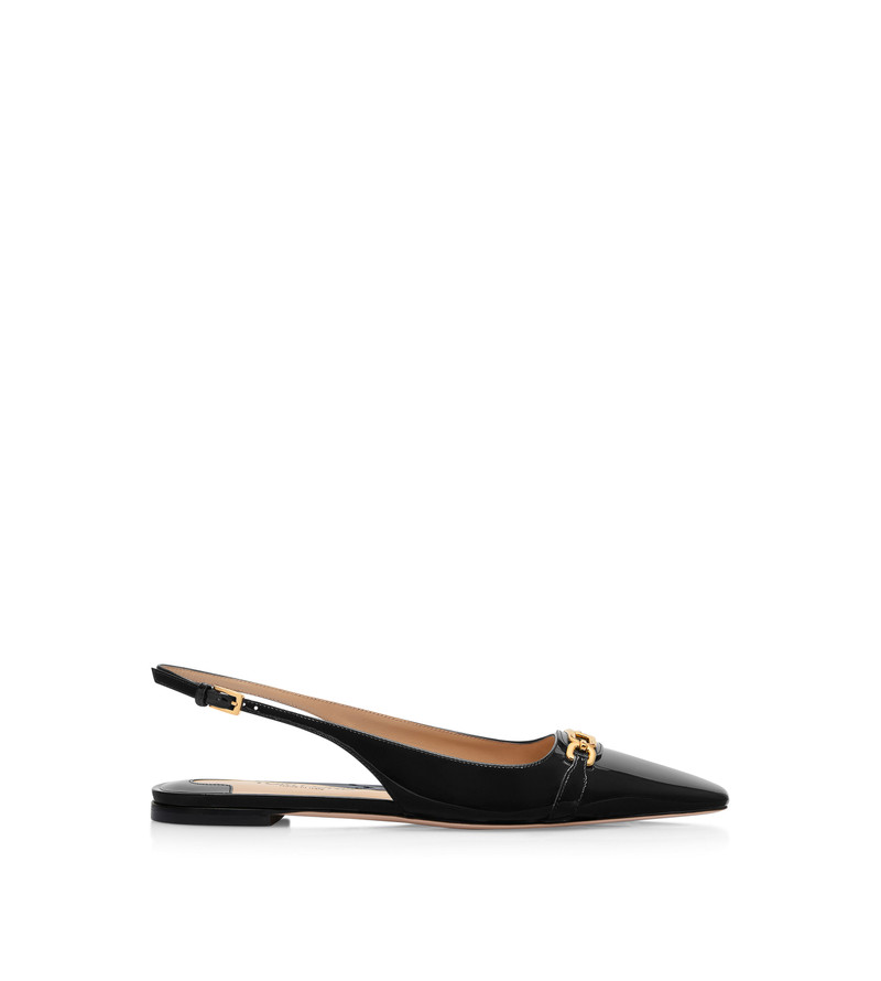 PATENT LEATHER WHITNEY SLINGBACK BALLERINA - 1