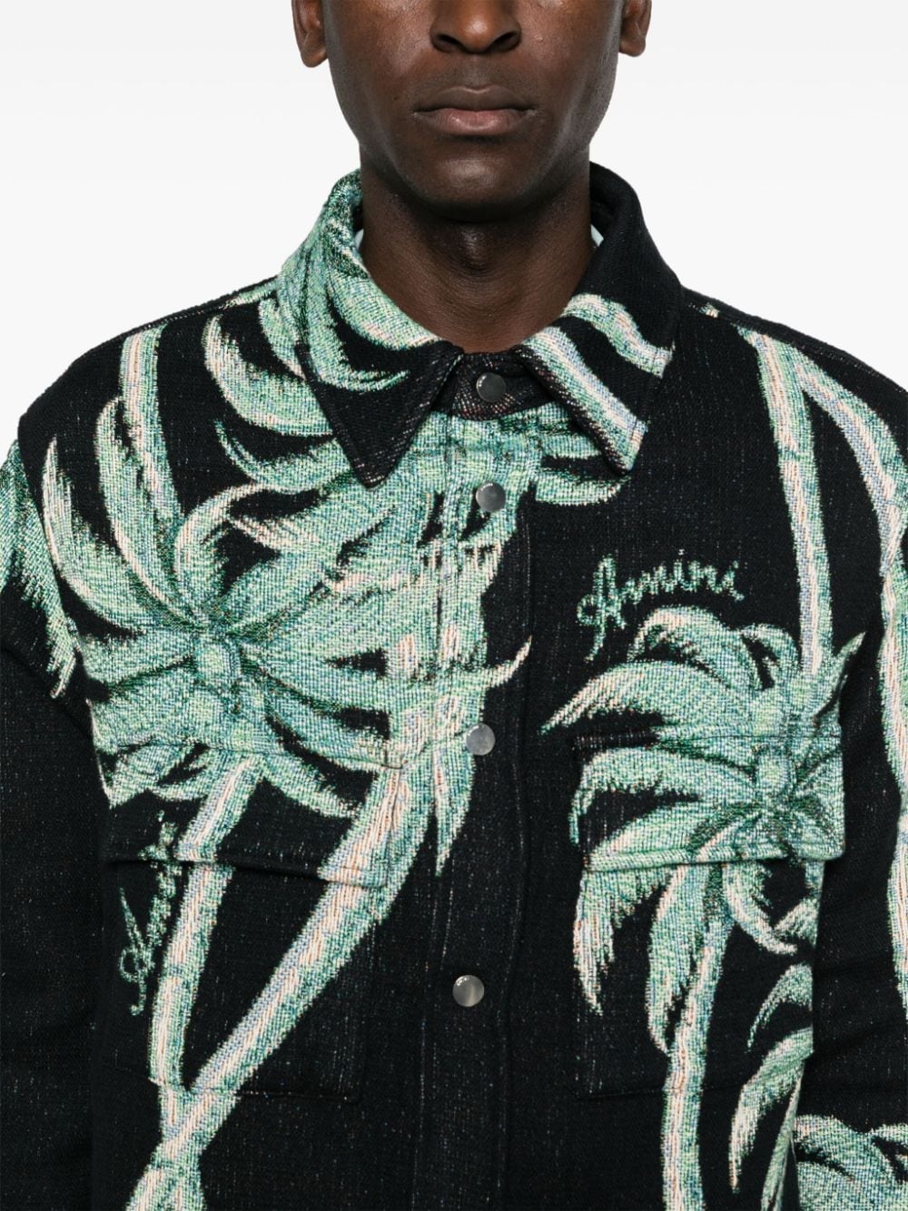 Twisted Palms Tapestry overshirt - 5