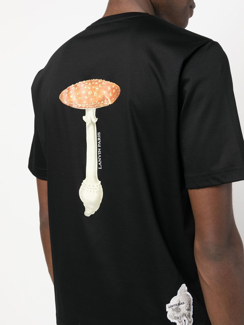 L rabbit patch T-shirt - 5