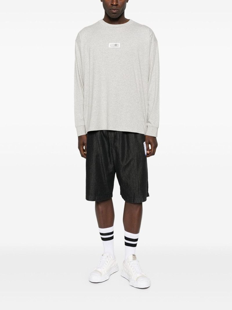 MM6 Maison Margiela numbers-appliqué T-shirt outlook