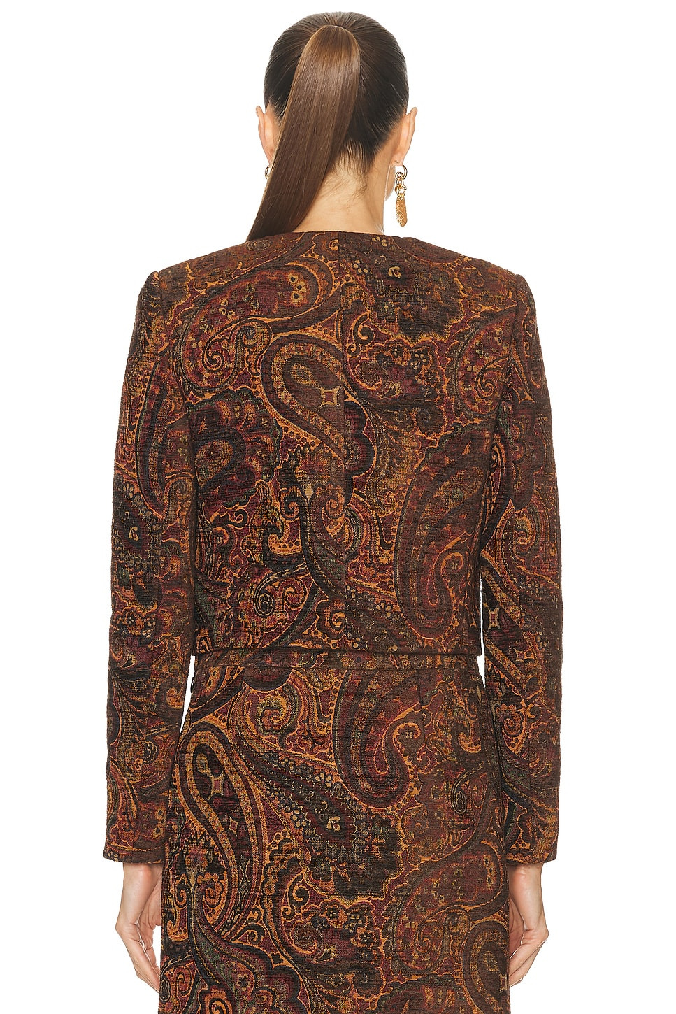 Paisley Jacquard Jacket - 3
