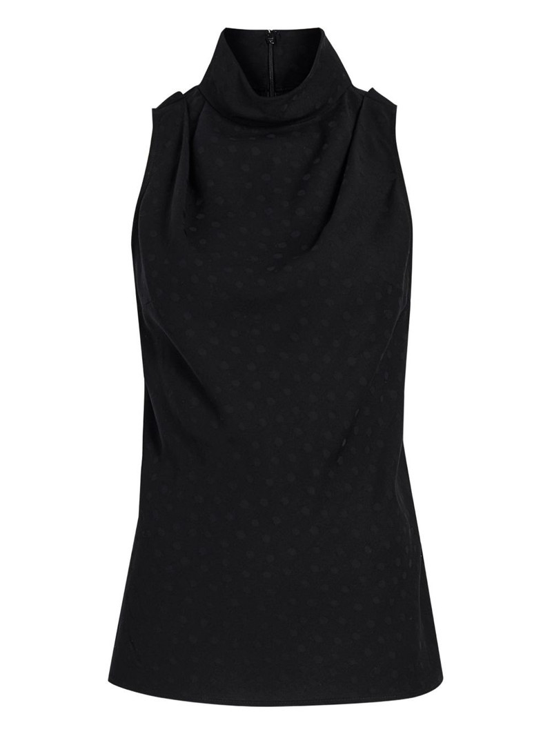 Taryn jacquard high-neck top 1