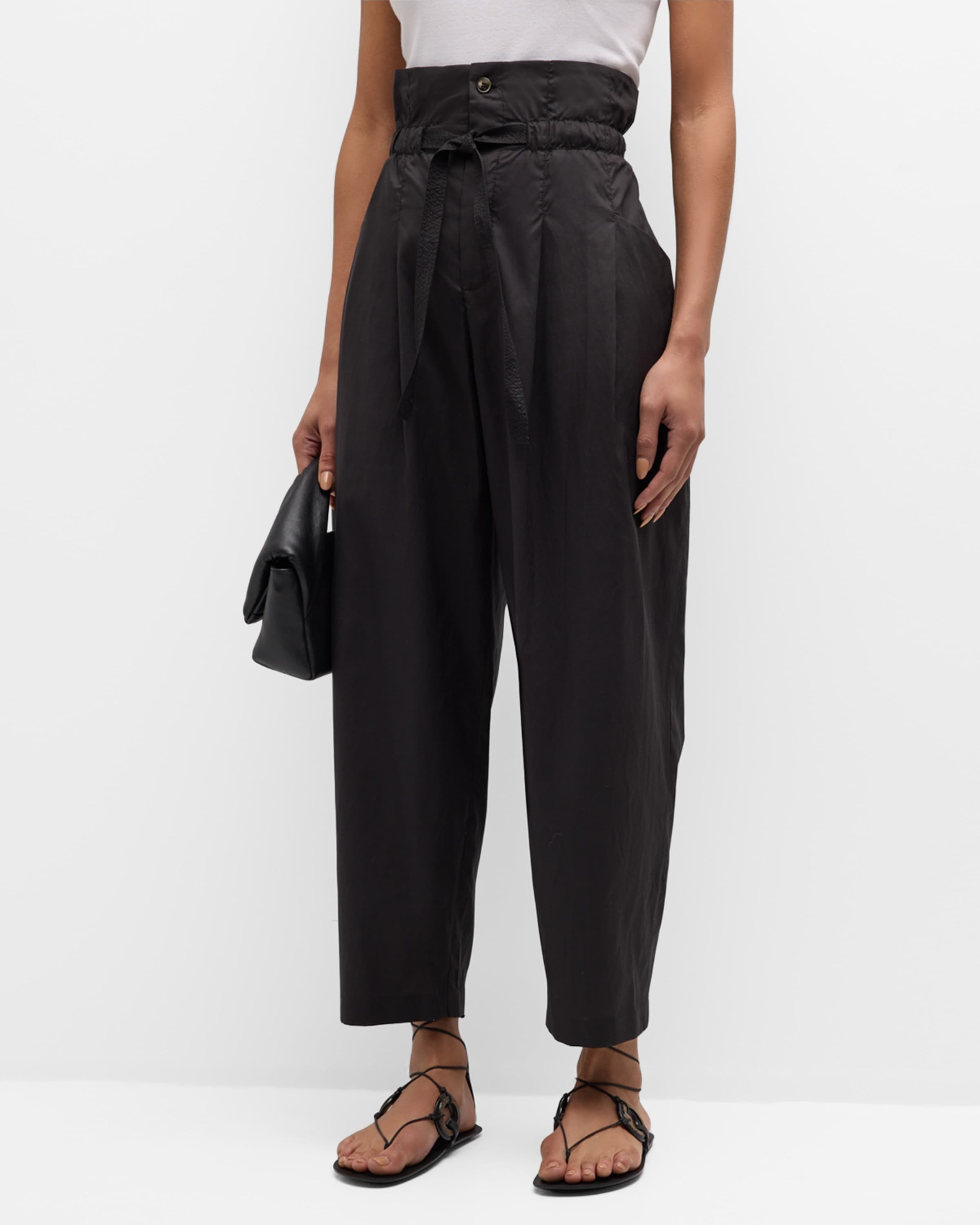 Casimir Pleated Cropped Trousers - 2