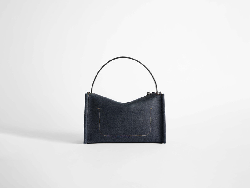LOAFER BAG IN INDIGO DENIM 6