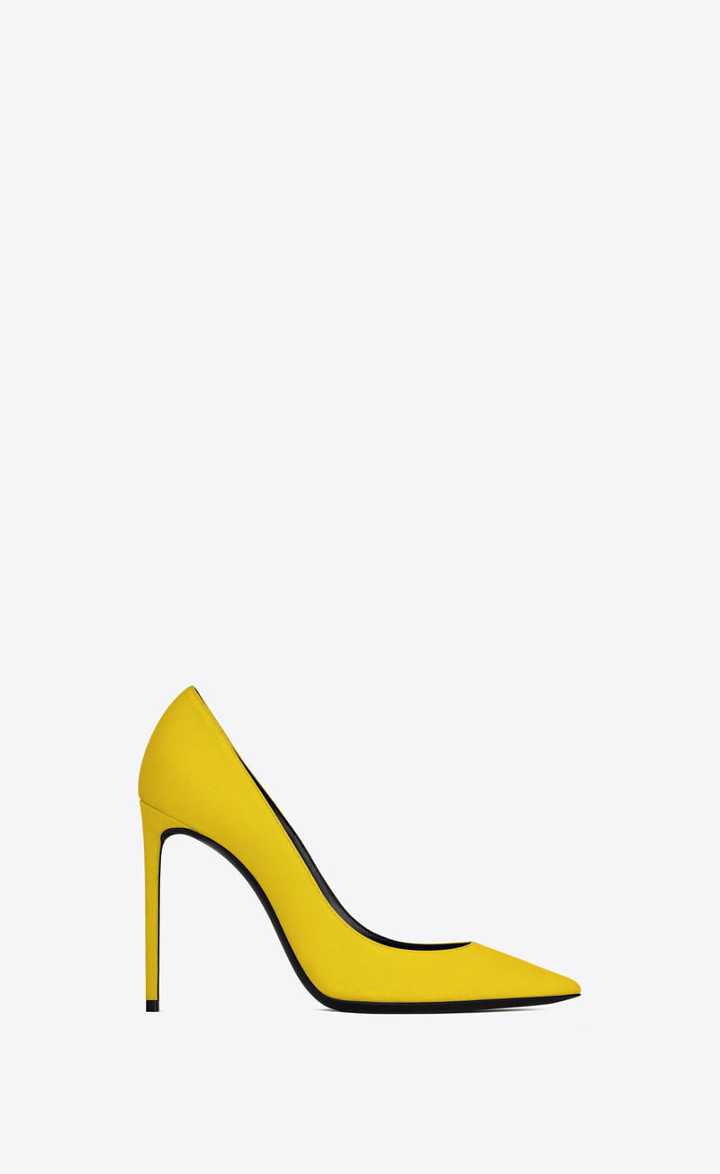 zoe pumps in crepe de chine - 1