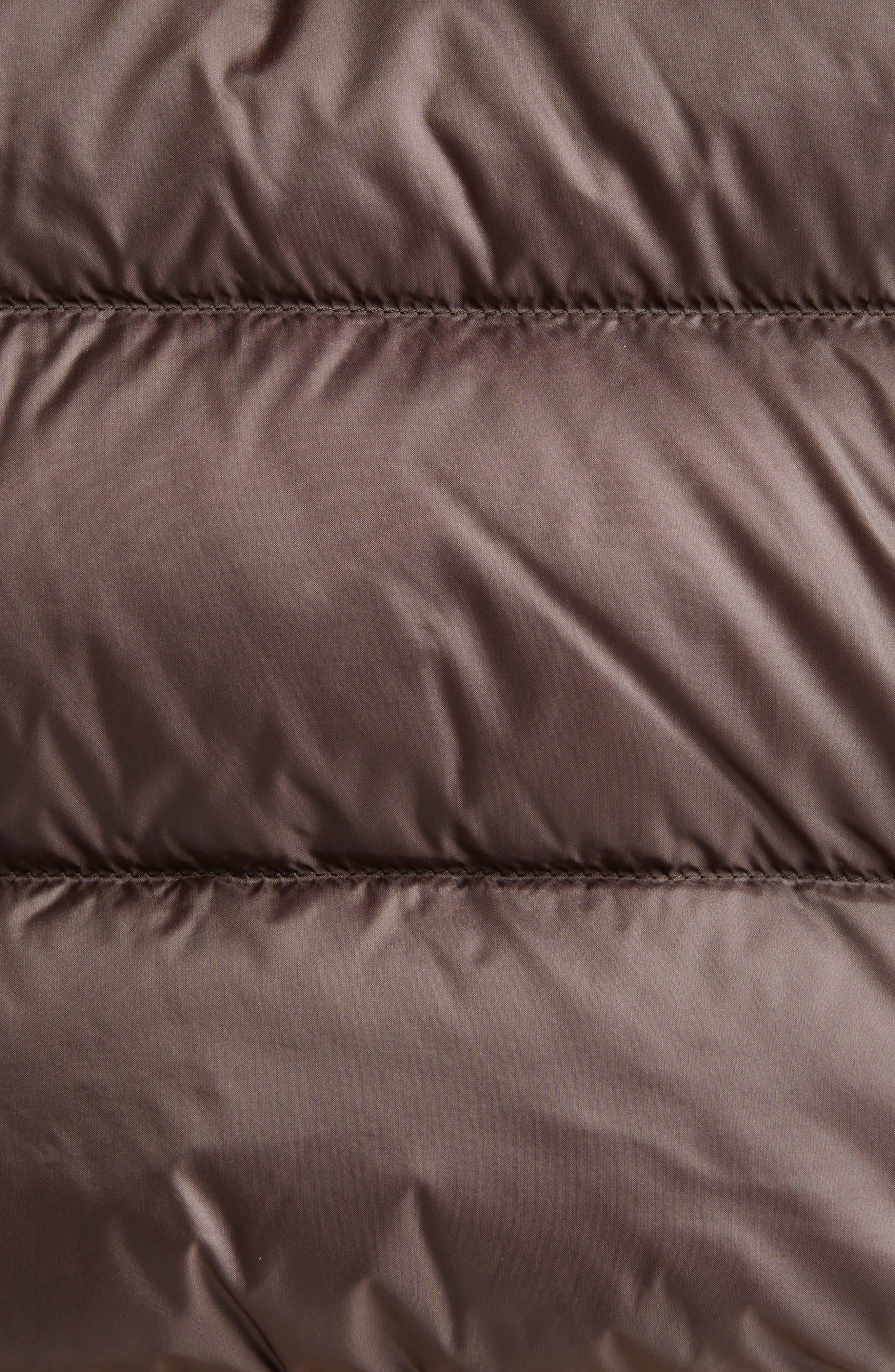 Moncler Teddy Fleece & Quilted Down Vest in Raisin at Nordstrom - 7