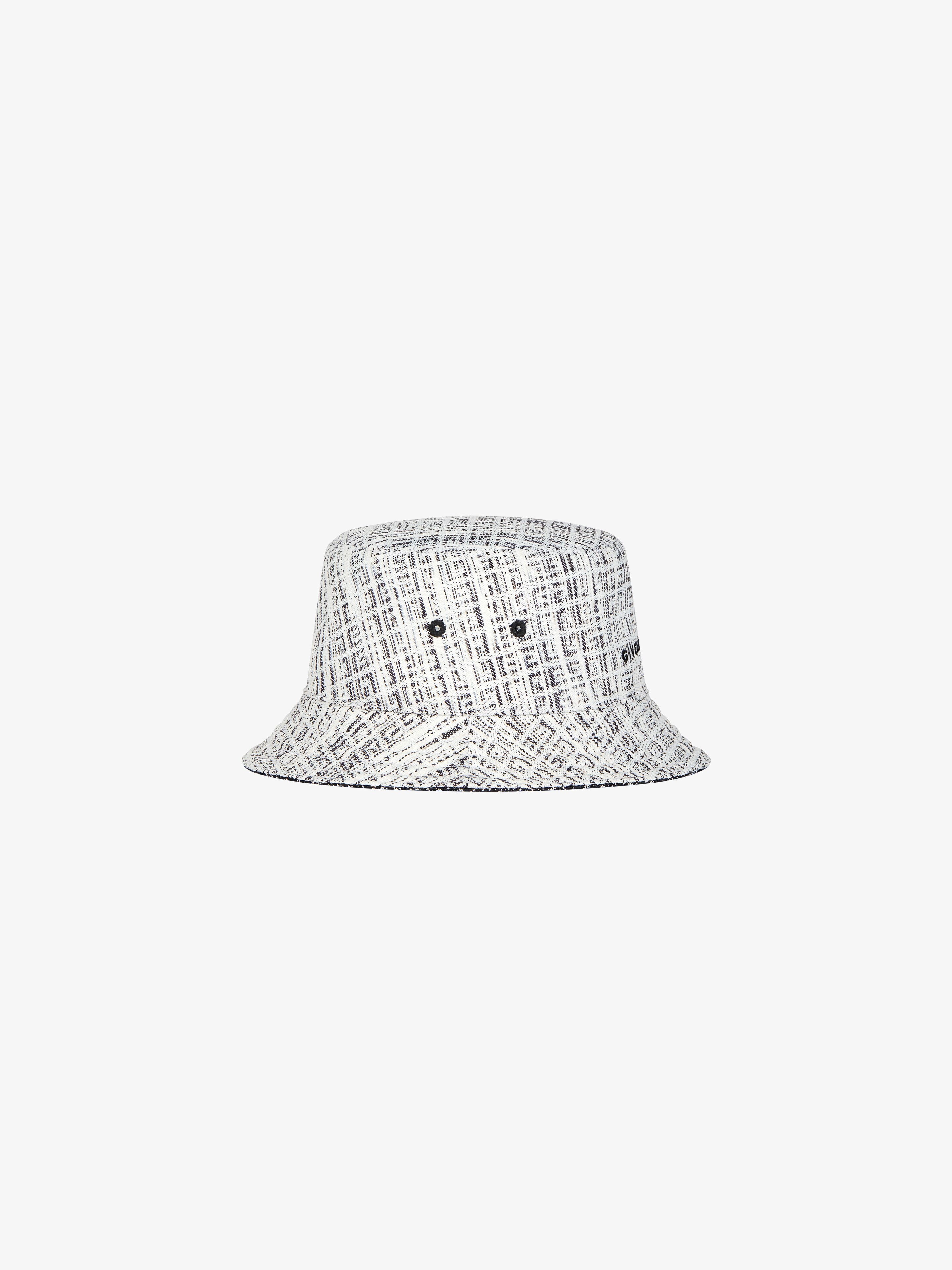 REVERSIBLE BUCKET HAT IN 4G JACQUARD - 4