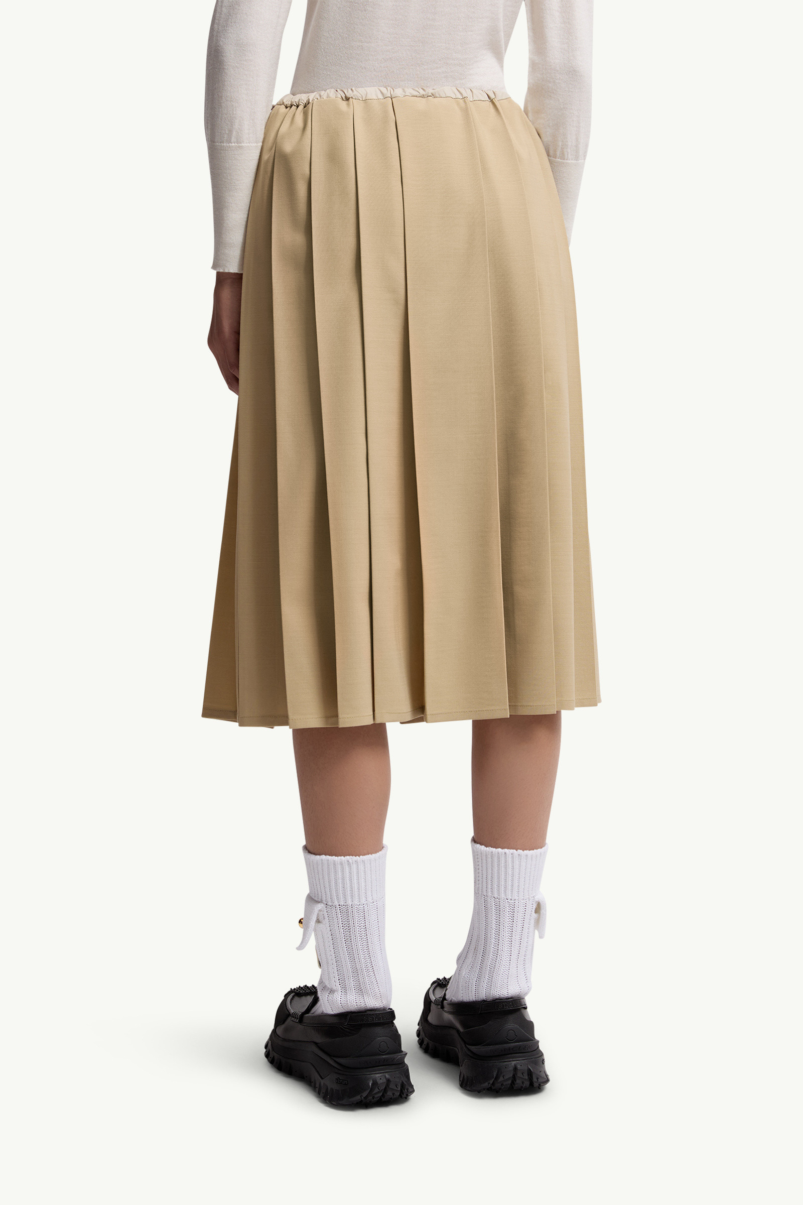 Pleated Midi Skirt - 5