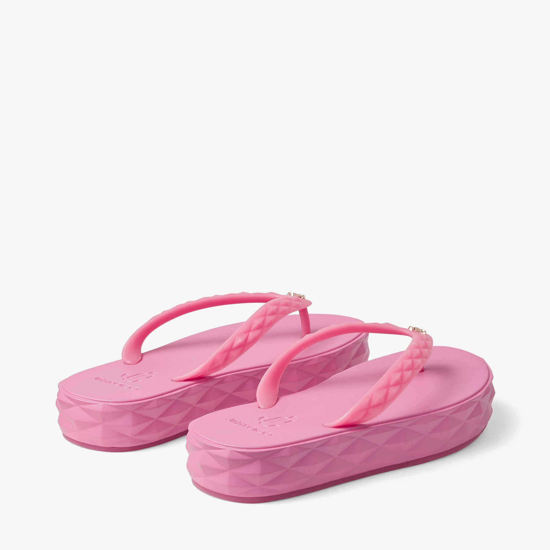 Diamond Flip Flop
Candy Pink Rubber Flip-Flops - 6