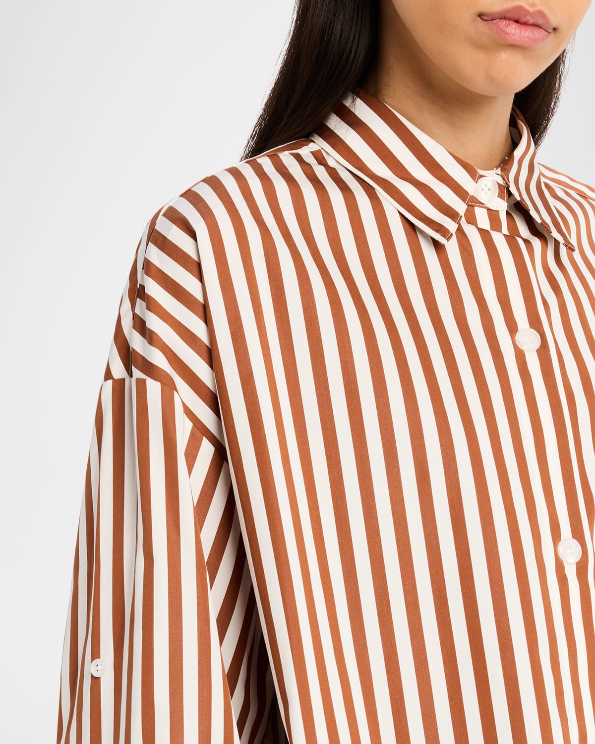Next Ex Striped Button-Front Shirt - 5