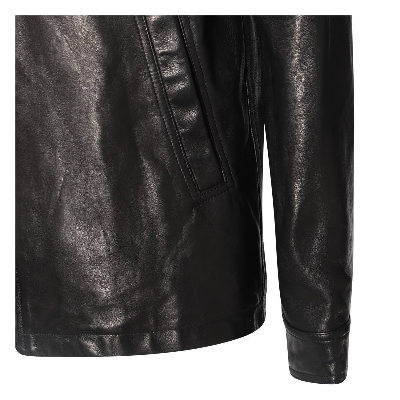 black leather jacket - 3