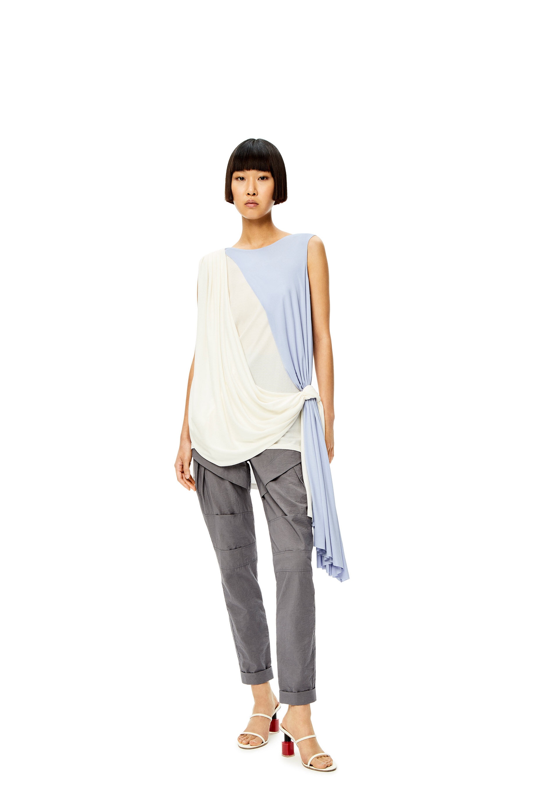 Pleated trousers in cotton - 2
