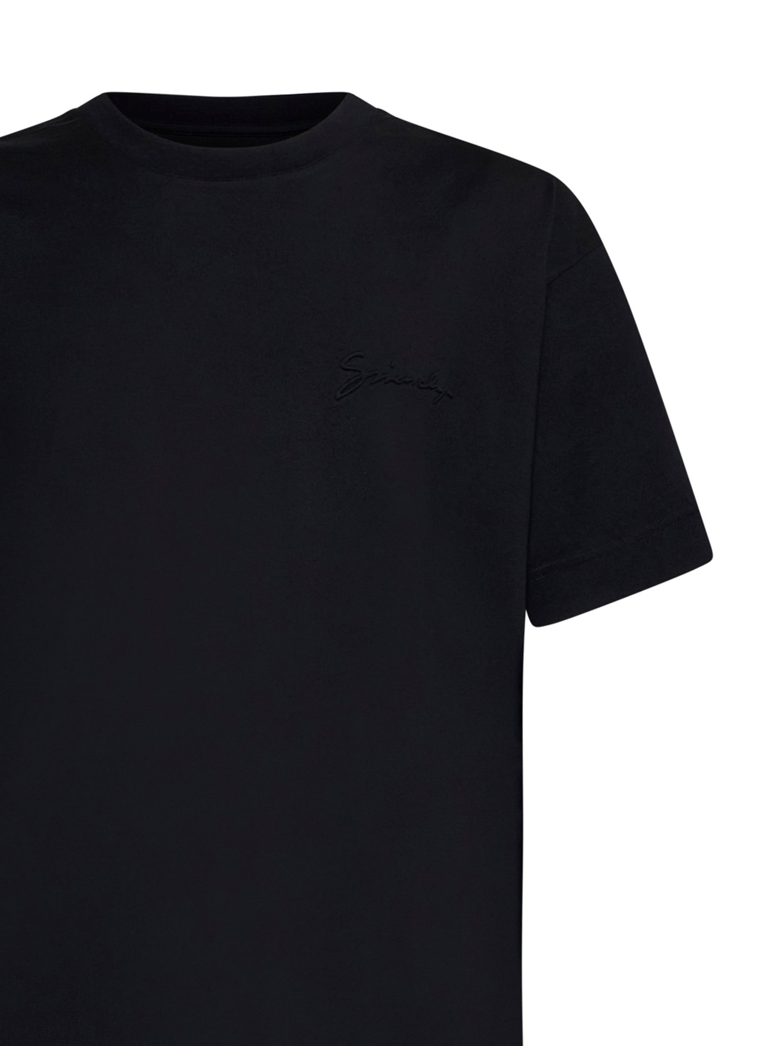 Givenchy Men Black Signature T-Shirt - 3