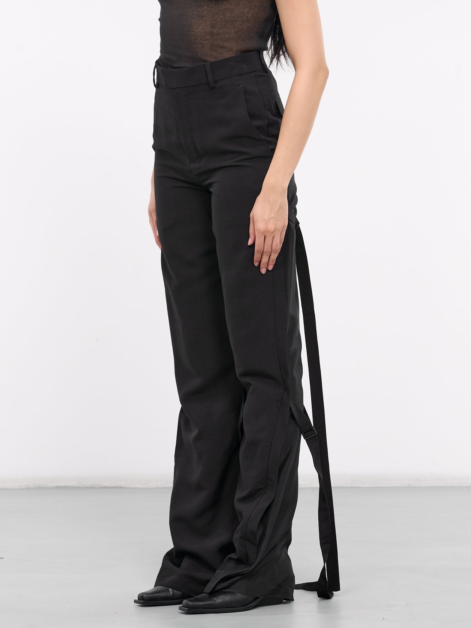 Ann Demeulemeester Aude Double Layer Trousers | hlorenzo