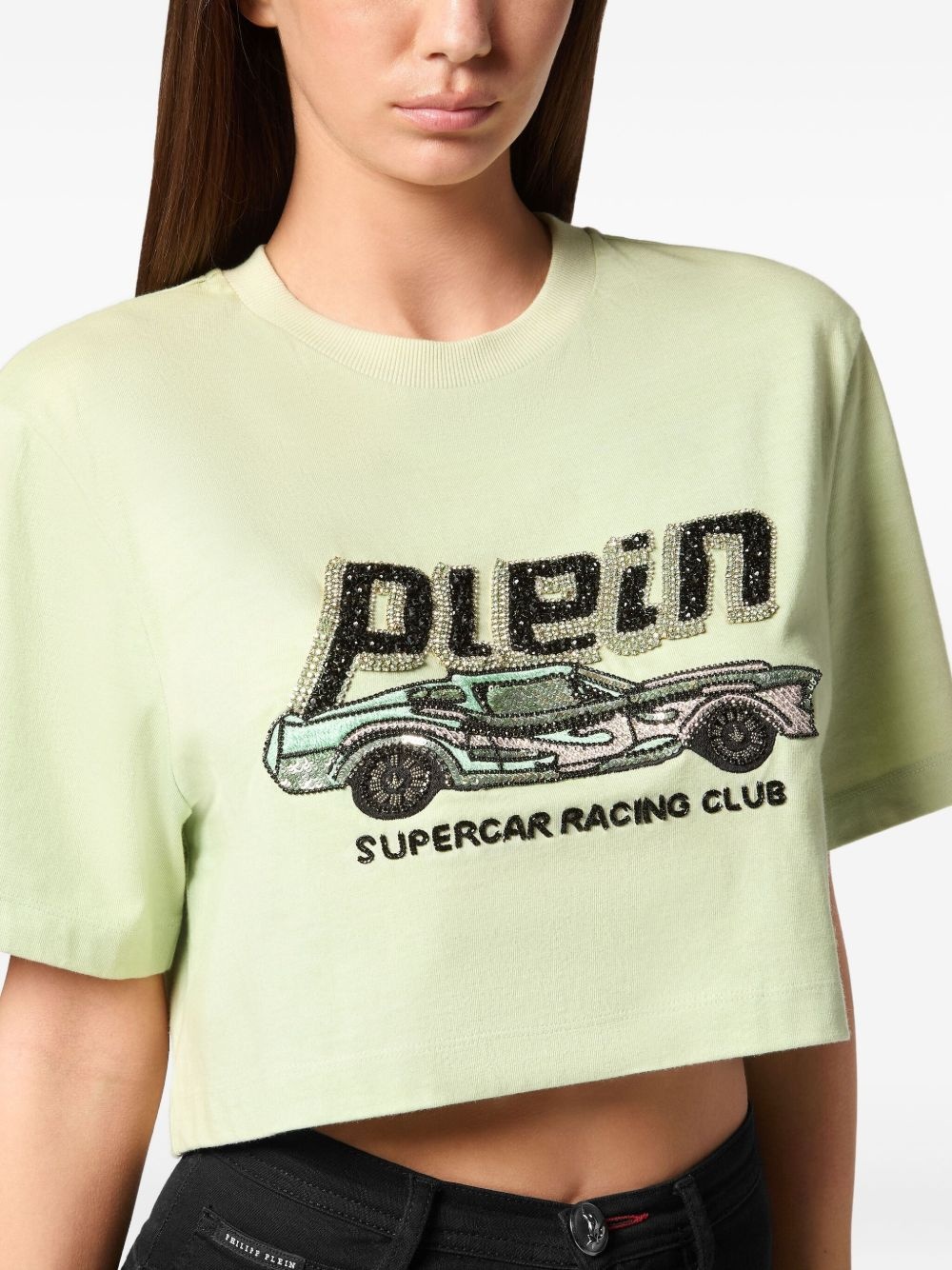 Car cropped t-shirt - 4