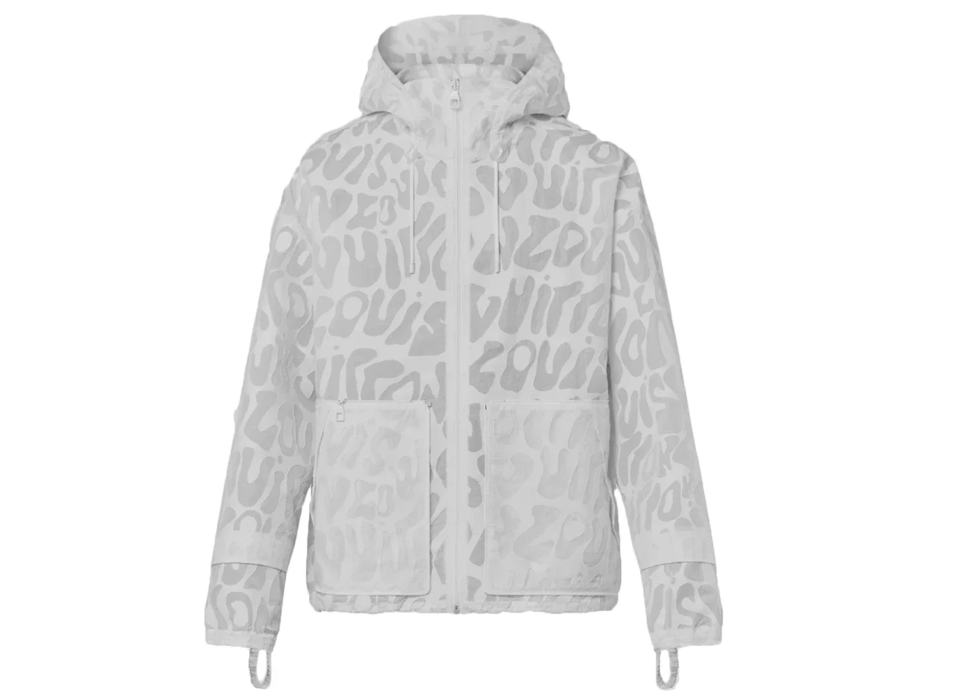 Louis Vuitton Transparent Packable Windbreaker Optical White - 1