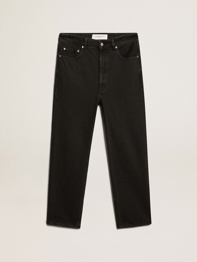 Men’s black denim pants 1