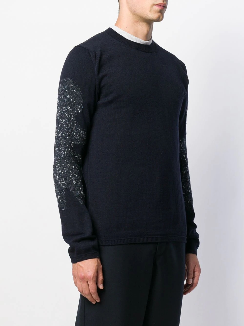 contrast knit jumper - 3