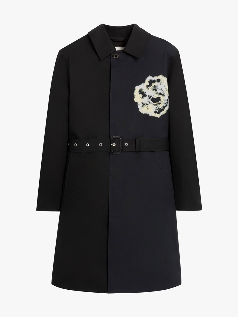JOHN ELLIOTT BLACK SHIBORI DYE BONDED COTTON COAT 1