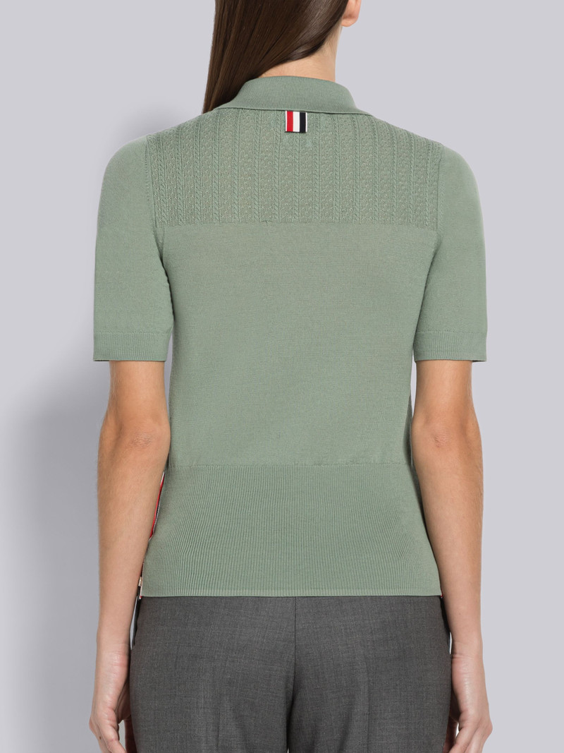 Fine Merino Wool Keyhole Polo 3