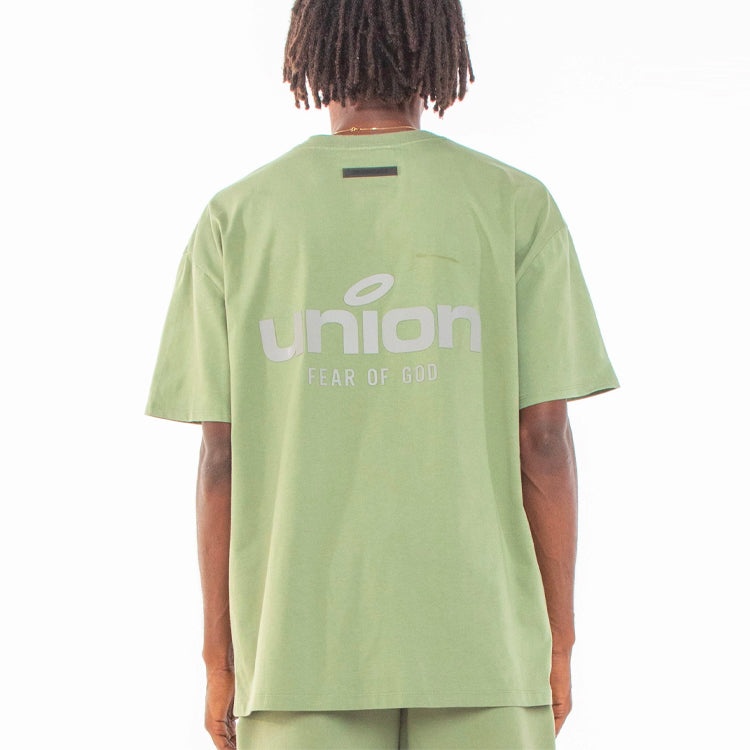 Fear of God Essentials x Union LA FW21 Vintage Tee Army FOG-FW21-092 - 5